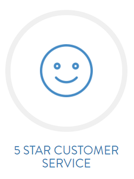 5 star customer service award