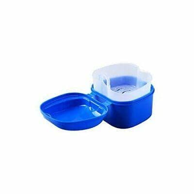Mouthpiece Cleaning Bath with Strainer