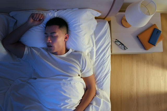 man sleeping