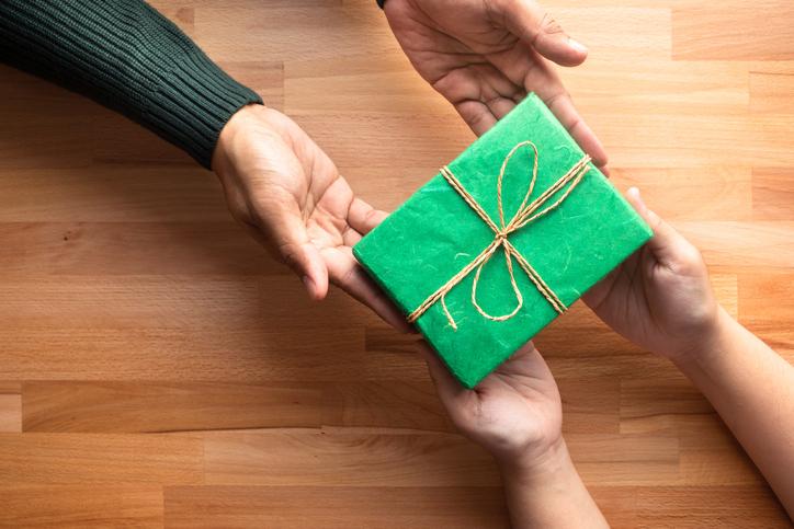 Giving a gift