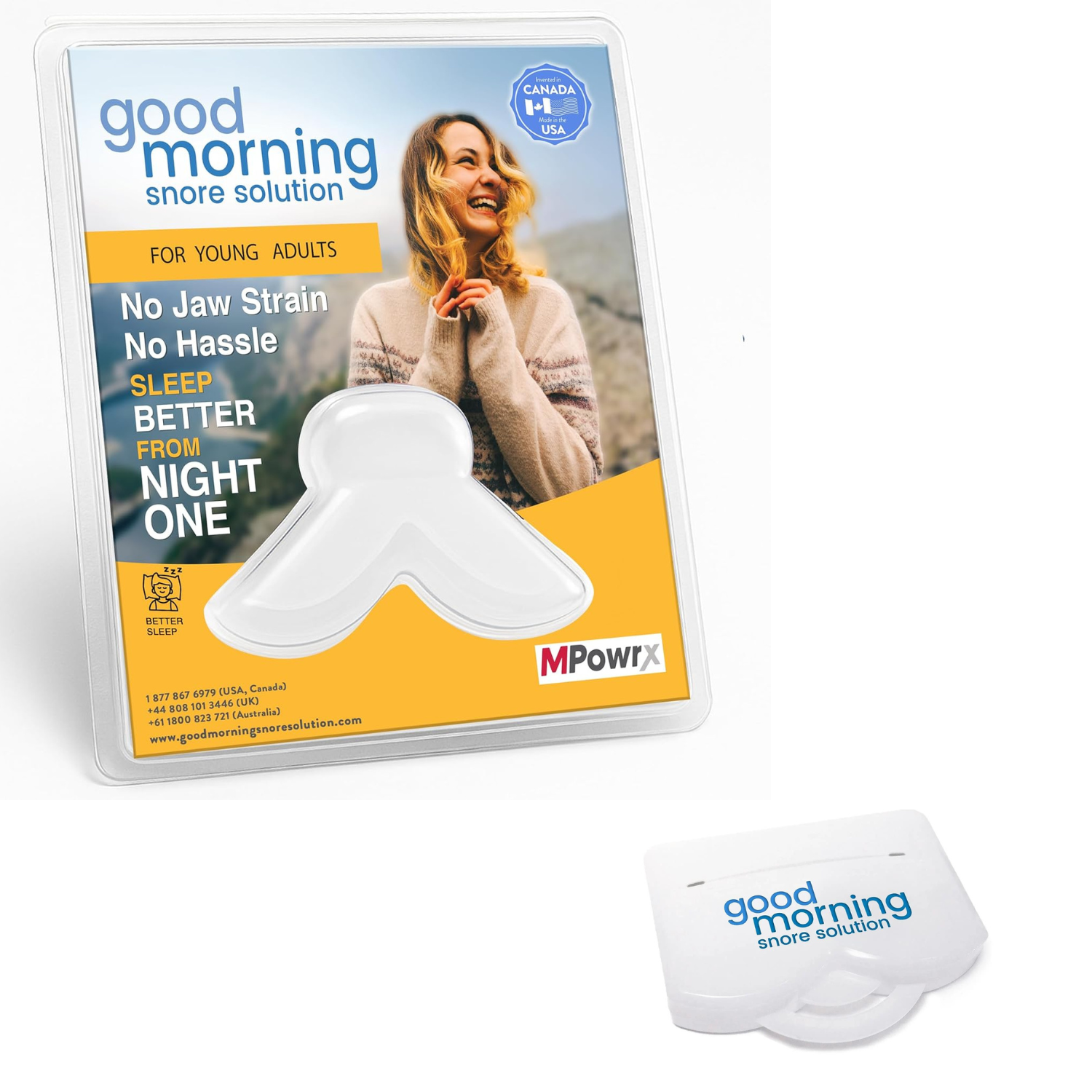 Young or Smaller Adult Mouthpiece with Carry Case