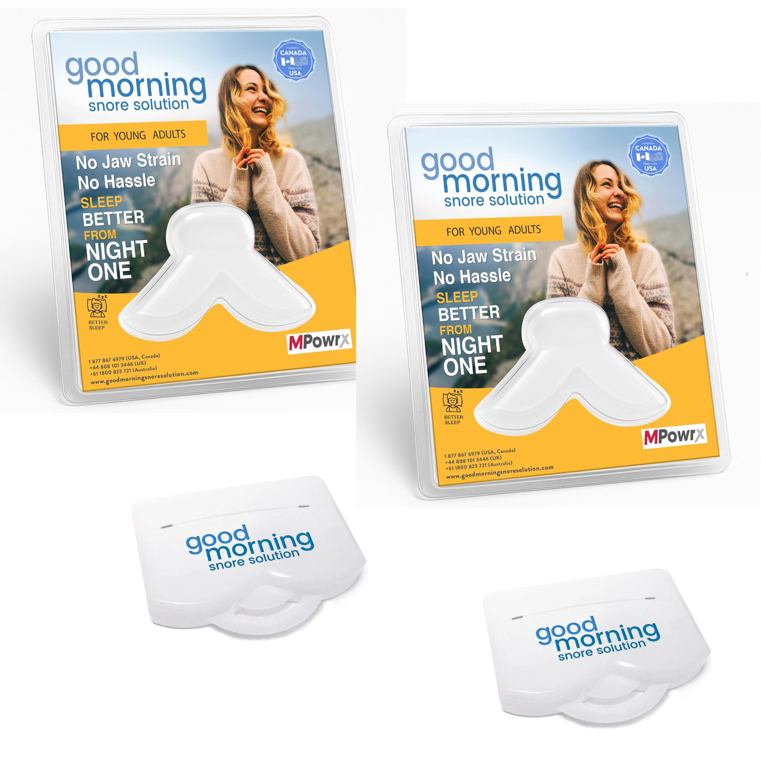 Young or Smaller Adult Two Pack with Carry Cases
