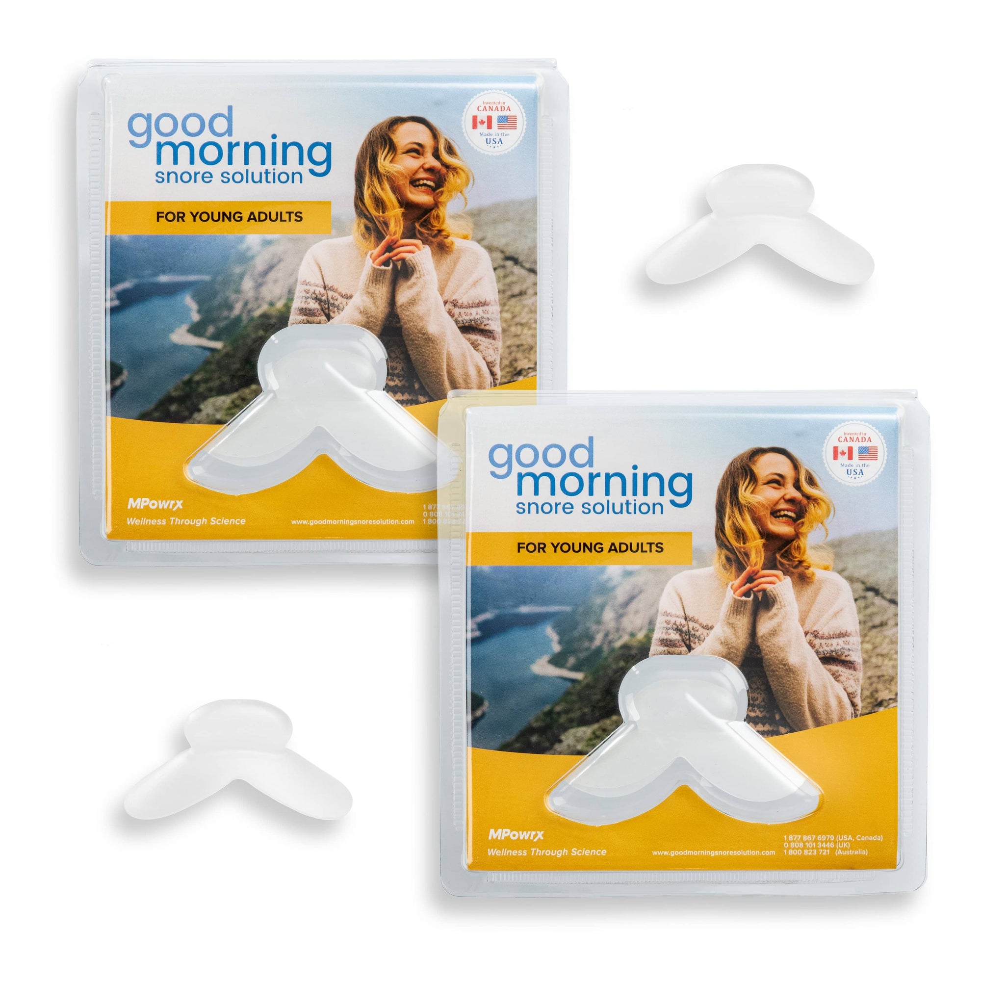 Young Adult Mouthpieces outside of packages