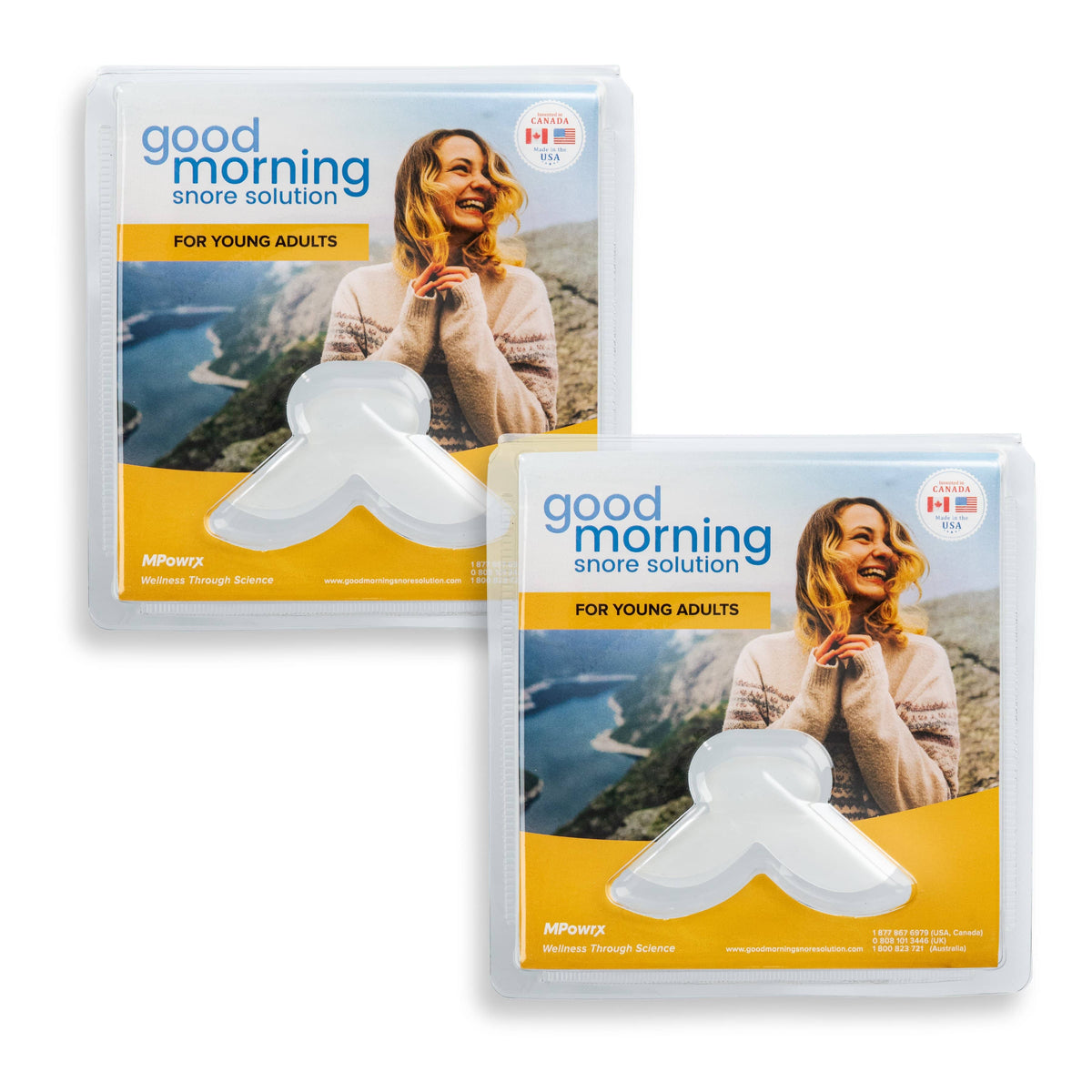 Young Adult Mouthpieces in packages